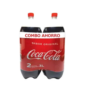Coca-Cola 2x3L combo multipack with shrink sleeve label